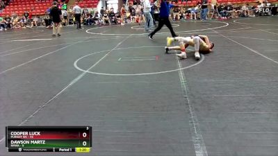 88 lbs Finals (2 Team) - Dawson Martz, NMWA vs Cooper Luck, Pursuit WC