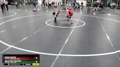 98 lbs 2nd Place Match - John White, McCook Wrestling Club vs Braxton Wilson, The Best Wrestler