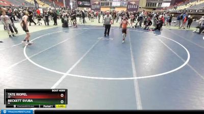 98 lbs Cons. Round 2 - Beckett Svuba, IA vs Tate Riopel, SD