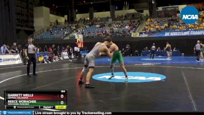 184 lbs Cons. Semi - Reece Worachek, Wisconsin-Parkside vs Garrett Wells, Central Oklahoma