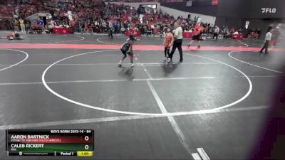 84 lbs Cons. Round 5 - Caleb Rickert, BGC vs Aaron Bartnick, Poynette Panther Youth Wrestli