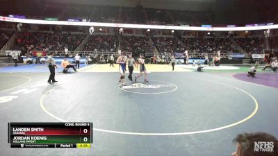 II-172 lbs Cons. Round 5 - Jordan Koenig, Holland Patent vs Landen Smith, Saranac