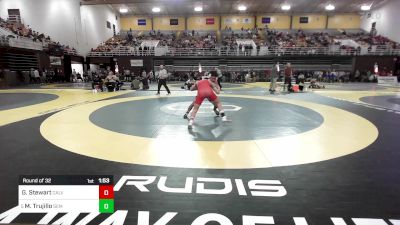 138 lbs Round Of 32 - Griffin Stewart, Calvert Hall vs Michael Trujillo, Wyoming Seminary