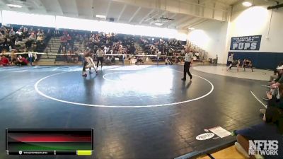 120 lbs 1st Place Match - Omid Mohammad, Central Valley vs Isaac Muniz, Gonzaga Prep