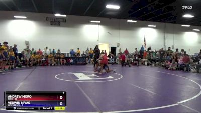 136 lbs Semis & 3rd Wb (16 Team) - Andrew Moro, Ohio vs Vedwin Nivas, New Jersey