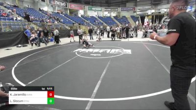 65 lbs Semifinal - Karson Jaramillo, Duran Elite vs Lucas Slocum, Stout Wr Acd