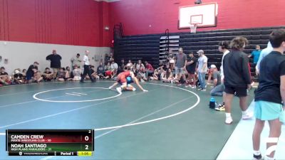 165 lbs Round 4 (6 Team) - Noah Santiago, High Plains Marauders vs Camden Crew, Pirate Wrestling Club