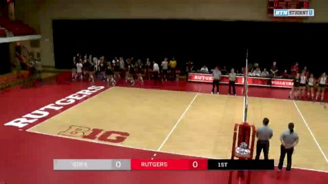 2018 Iowa vs Rutgers | Big Ten Women's Volleyball