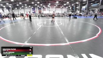 115 lbs Rd# 7- 10:45am Saturday Final Pool - Grayson Fuchs, POWA vs Tyler Ineman, Terps Xtreme