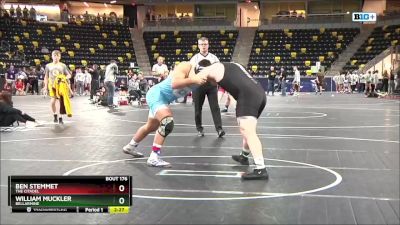 285 lbs Cons. Round 3 - William Muckler, Bellarmine vs Ben Stemmet, The Citadel