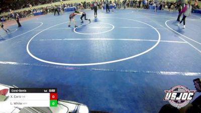 73 lbs Consolation - Xavier Coriz, New Mexico vs Levi White, Mannford Pirate Youth Wrestling