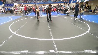 70 lbs Quarterfinal - Luke Brant, Caney Valley Wrestling vs Johnathon Primeaux, Henryetta Knights Wrestling Club