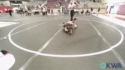 52 lbs 3rd Place - Rayden Patton, Broken Arrow Wrestling Club vs Allister Hunter, Owasso Takedown Club