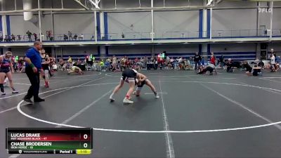 120 lbs Round 9 (10 Team) - Lucas Drake, Mat Assassins Black vs Chase Brodersen, Iron Horse