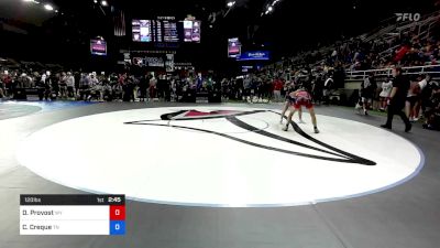 120 lbs Rnd Of 128 - Darron Provost, Wyoming vs Chase Creque, Tennessee