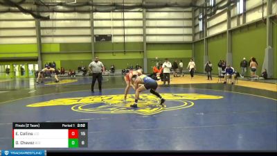 157 lbs Finals (2 Team) - Elijah Collins, Labette Community College vs Dawson Chavez, Barton Community College