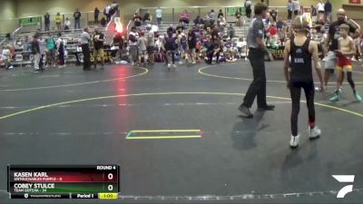 65 lbs Round 4 (6 Team) - Cobey Stulce, Team Gotcha vs Kasen Karl, Untouchables Purple