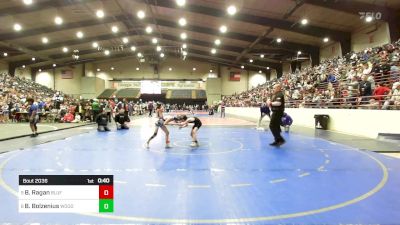 73 lbs Round Of 16 - Brody Ragan, Bluff Wrestling Club vs Brantley Bolzenius, Woodstock City Wrestling