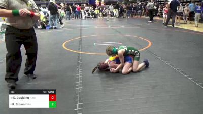 63 lbs Quarterfinal - Dakota Goulding, Yough vs Reagan Brown, Connellsville