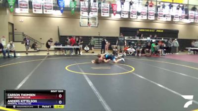 138 lbs Semifinal - Carson Thomsen, SWIFT Wrestling Club vs Anders Kittelson, Immortal Athletics WC