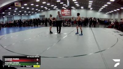 86 lbs 1st Place Match - Xander Parra, Off Da Grid vs Townes Byers, River City Wrestling LLC