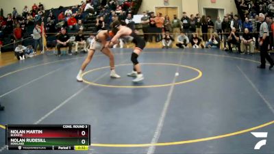 150 lbs Cons. Round 3 - Nolan Rudesill, Howland vs Nolan Martin, Buckeye