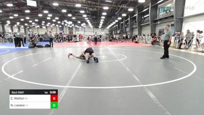 170 lbs Consi Of 8 #1 - CJ Walton, PA vs Nicolas Lozano, TX