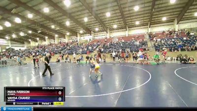 75 lbs 5th Place Match - Maya Iverson, Alaska vs Vayda Chavez, Nevada