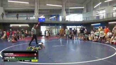 55 lbs Semis & 3rd Wb (16 Team) - Liam King, Missouri Mon-Stars vs Luke Blair, The Untouchables