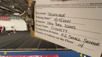 New York Icons - Dynasty [L4.2 Senior] 2021 Varsity All Star Winter Virtual Competition Series: Event IV