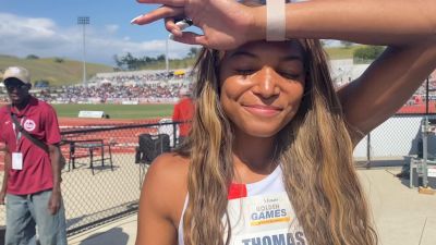 Gabby Thomas Runs 10.86 At Golden Games