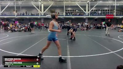 96 lbs Round 9 (10 Team) - Brayden Boccia, Doughboys vs Tristan Orourke, Seagulls