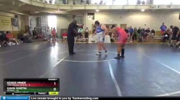 250 lbs Round 1 (8 Team) - Azaeis Miner, Team Indiana GR Blue vs Gavin Martin, Georgia