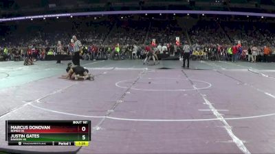 D1-138 lbs Quarterfinal - Justin Gates, Davison HS vs Marcus Donovan, Romeo HS