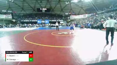 Girls 3A/4A 235 Semifinal - Tutaitaga Sepeni, Hermiston (Girls) vs Mia Cienega, Everett (Girls)