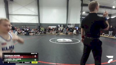 70 lbs Round 5 - Brennan Moore, Askeo International Mat Club vs Camden Gillaspie, Elma Wrestling Club