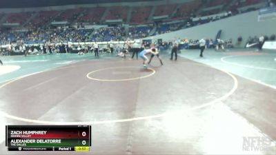 4A-157 lbs Cons. Semi - Zach Humphrey, Hidden Valley vs Alexander DelaTorre, The Dalles