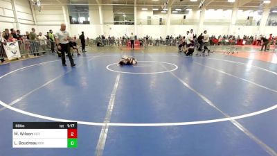 68 lbs Quarterfinal - Maddox Wilson, Refinery WC vs Logan Boudreau, Ddk Wc