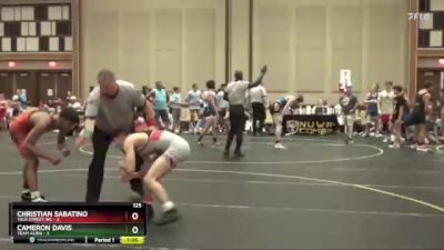 125 lbs Round 1 (6 Team) - Cameron Davis, Team Alien vs Christian Sabatino, Yale Street WC