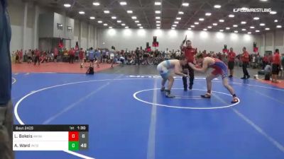 195 lbs Rr Rnd 2 - Luke Bakeis, Wabash Warriors vs Alex Ward, Team Va FCA Blue