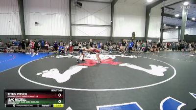 86 lbs Cons. Semi - Isac Rozell, Barlow Mat Club (DBA Barlow Wrestling) vs Titus Pitsch, Fitness Quest Wrestling Club