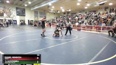 182 lbs Quarterfinal - TJ McDonnell, Fountain Valley vs Daniel Mendoza, Hemet