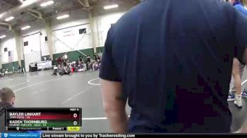 50 lbs Round 3 (6 Team) - Kaden Thornburg, Kearney Matcats - Gold vs Bayler Linhart, Team Zapas