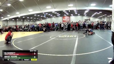 67 lbs Semifinal - Brody Moore, Highlands Wrestling Club vs Eli Barrett, Grizzly Wrestling Club