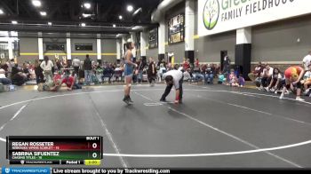 130 lbs Semis (4 Team) - Regan Rosseter, Nebraska Vipers Scarlet vs Sabrina Sifuentez, Chasing Titles