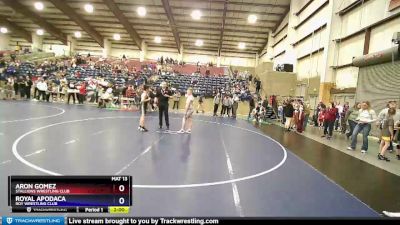 135 lbs Round 1 - Royal Apodaca, Roy Wrestling Club vs Aron Gomez, Stallions Wrestling Club