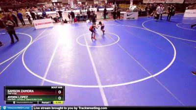 84 lbs Semifinal - Ayden Lopez, Central Catholic Wrestling Club vs Samson Zamora, The Club