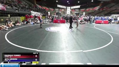 110 lbs Round 2 (8 Team) - Maximus Torrez, SCVWA vs Seth Henson, KTWA