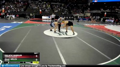 Quarterfinal - Malachi Wheeler, Nebraska Christian vs Isaac Welch, Mullen