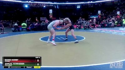 150-5A Quarterfinal - Samual Schraeder, Columbine vs Banks Norby, Poudre